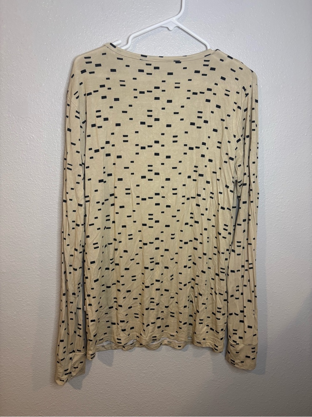 Brave Little Ones Cozy Beige Dot-Pattern Ribbed Lounge Jumpsuit - Women Bamboo - Picture 4 of 7